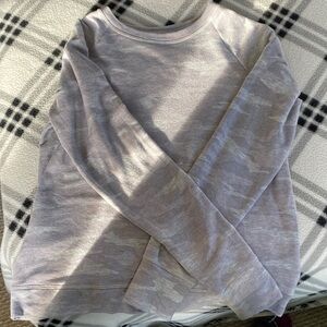 Athleta girls. Light Purple Camouflage Sweatshirt